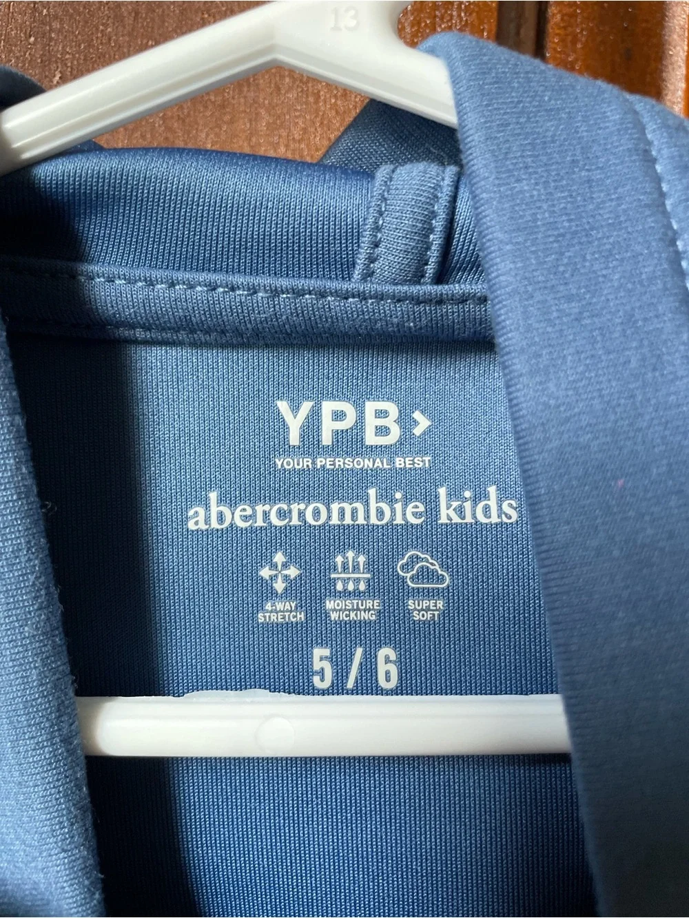YPB / abercrombie kids girls 5/6 long sleeve blue pullover